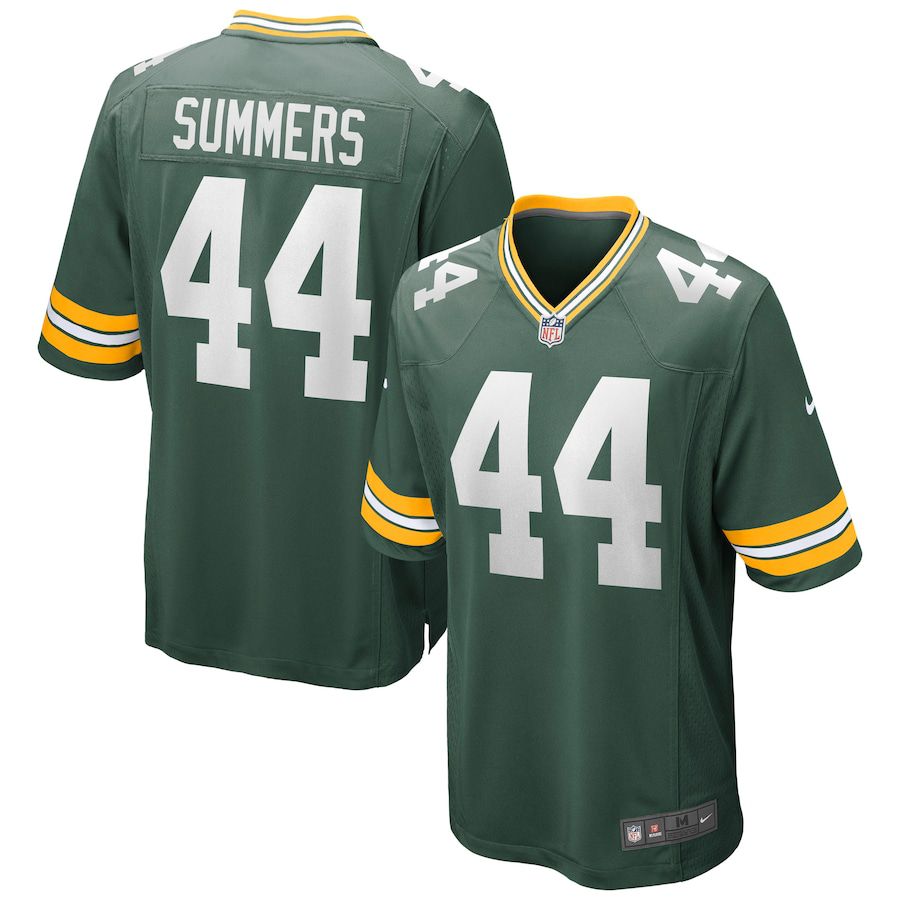 Men Green Bay Packers #44 Ty Summers Nike Green Game NFL Jersey->green bay packers->NFL Jersey